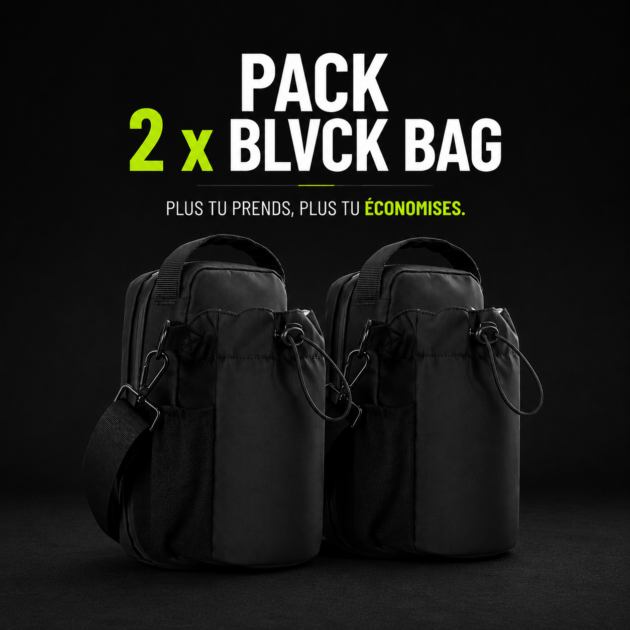 Pack 2 x BLVCK BAG